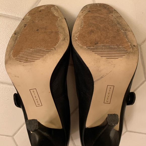 Steven By Steve Madden Black Open-Toe Booties - Picture 8 of 8